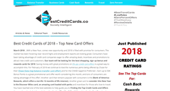 Desktop Screenshot of bestcreditcards.co
